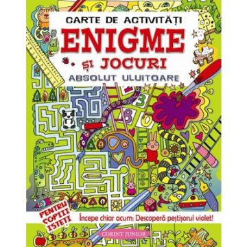 CARTE DE ACTIVITATI, ENIGME SI JOCURI ABSOLUT ULUITOARE