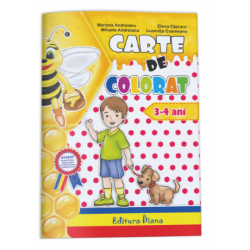 Carte de colorat  B5 3-4 ani