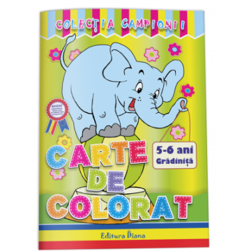Carte de colorat grupa mare (5-6 ani) A4