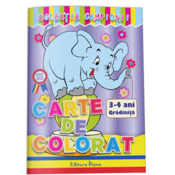 Carte de colorat grupa mica (3-4) ani  A4