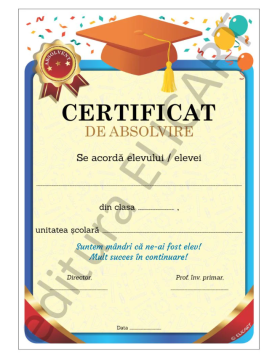 Certificat de absolvire (Elicart)