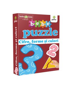 Cifre, forme si culori - Bebe puzzle (Gama)