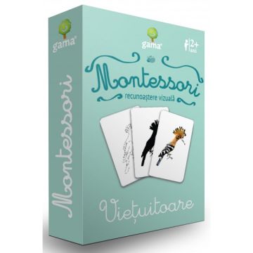  Vietuitoare- CARTI DE JOC MONTESSORI (GAMA)