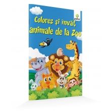Colorez si invat animale de la ZOO