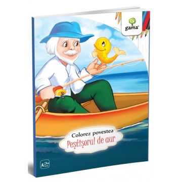 Pestisorul de aur- COLOREZ POVESTEA (GAMA)