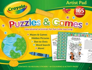 Crayola Artist Pad, Carte cu autocolante si activitati (2902/CYAR)
