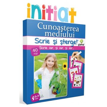 Cunoasterea mediului • 5-6 ani- SCRIE SI STERGE! INITIAT (GAMA)