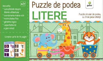 Litere - Puzzle de podea (Gama)
