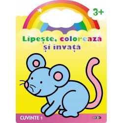Soricelul. Cuvinte 1. Lipeste, coloreaza si invata (Prut)