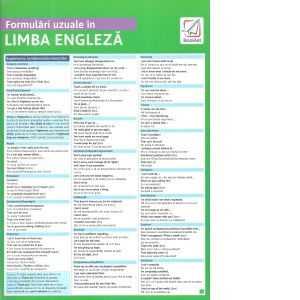 Pliant Formulari uzuale in limba engleza (Booklet)
