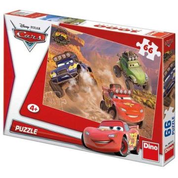 Dino Toys Cars - Puzzle Masinute in cursa (66 piese)
