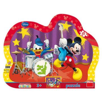 Dino Toys Puzzle cu rama-Formatia lui Mickey Mouse (25 de piese)