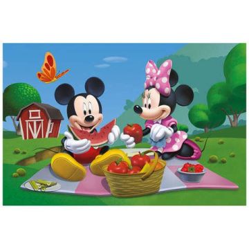 Dino Toys Puzzle - La picnic cu Mickey si Minnie (66 piese)