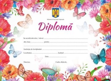 Diploma de absolvire pentru clasele I-IV (Sinapsis)