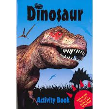 Dinosaur Activity Book - Blue, Carte de activitati cu dinozauri (Albastru) (2466/DCAB1)