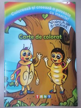 Poveste cu insecte- carte de colorat (Ars libri)