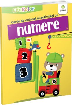 Carte de colorat si activitati cu numere (EduColor) (Gama)