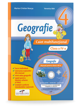 Geografie. Caiet multifunctional pentru clasa a IV-a + Manual digital (Cd Press)