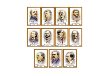 Scriitori romani – Set planse (KP-017) - 30 x 40 (Kreativ)