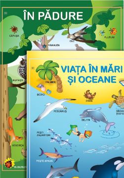 Viata in mari şi oceane, Viata in padure; planse (Epigraf)