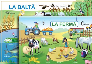 Vietuitoare la ferma, Vietuitoare in balta; planse (Epigraf)