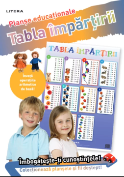 Tabla impartirii. Planse educationale (Litera)