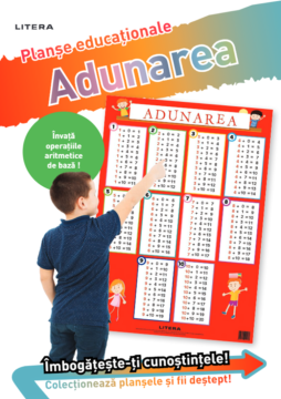 Adunarea 1/10. Planse educationale (Litera)