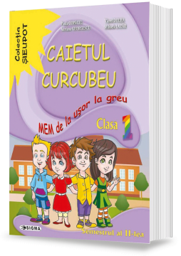 Caietul Curcubeu MEM de la usor la greu – Clasa I, Semestrul II (Sigma)