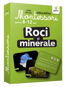 Roci si minerale (Carti de joc Montessori pentru 6-12 ani) (Gama)