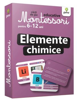 Elemente chimice (Carti de joc Montessori pentru 6-12 ani) (Gama)