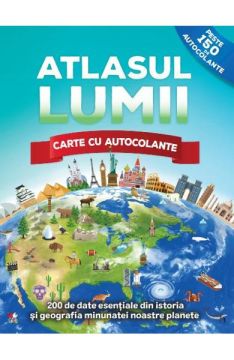 Atlasul lumii. Carte cu autocolante (Litera)