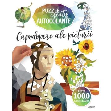 Capodopere ale picturii. Puzzle creativ din autocolante (Litera)