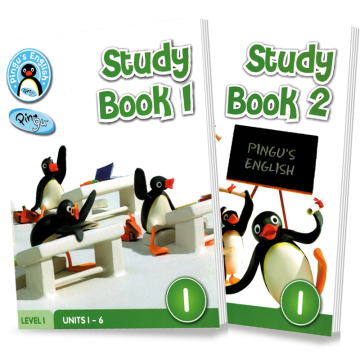 PINGU’S ENGLISH STUDY BOOK (1+2) – LEVEL 1 (Sigma)