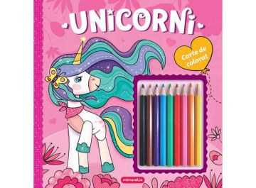 Unicorni - Carte de colorat (kreativ)
