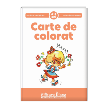 Carte de colorat, 3-4 ani (B5) (Diana)