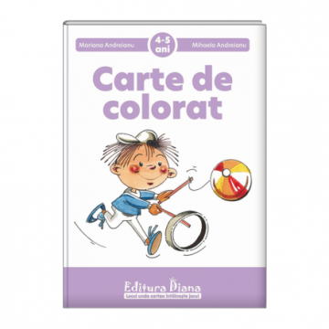 Carte de colorat, 4-5 ani (B5) (Diana)