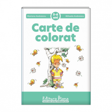 Carte de colorat, 5-6 ani (B5) (Diana)