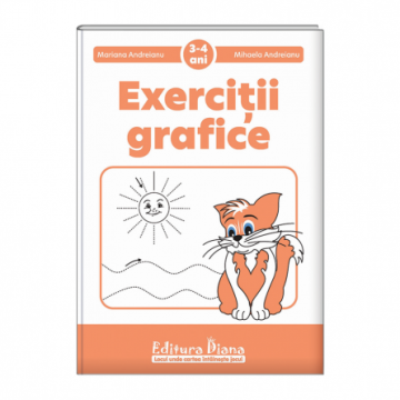 Exercitii grafice, 3-4 ani (B5) (Diana)