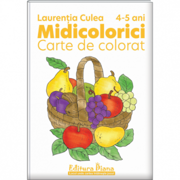 Midicolorici - Carte de colorat 4-5 ani (Diana)
