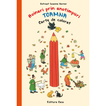 Carte de colorat - Hoinari prin anotimpuri. Toamna (Casa)