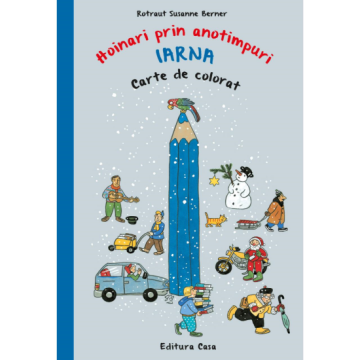 Carte de colorat - Hoinari prin anotimpuri. Iarna (Casa)