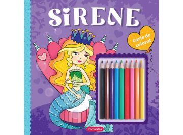 Sirene - Carte de colorat - Editura Kreativ