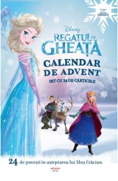 Disney. Regatul de gheata. Calendar de advent. Set cu 24 de carticele (Litera)