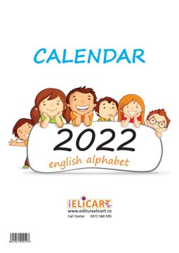 Calendar 2022 - english alphabet (Elicart)
