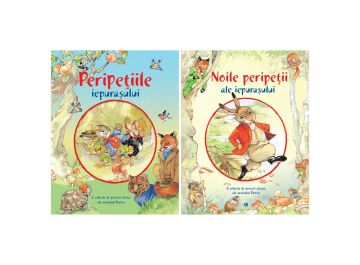 Pachet 2 carti - Colectia Povesti clasice ale unchiului Remus - Peripetiile iepurasului si Noile peripetii (Kreativ)