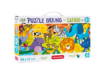 Joc educativ - Puzzle Lung Mimorello - Safari (Kreativ)