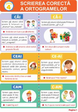 Pliant ortograme clasa a IV-a (Elicart)