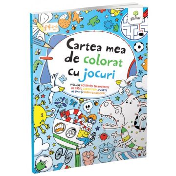 Cartea mea de colorat cu jocuri (Gama)