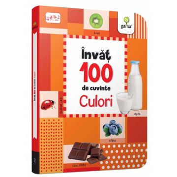 Invat 100 de cuvinte - Culori (Gama)
