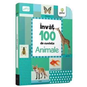 Invat 100 de cuvinte - Animale (Gama)